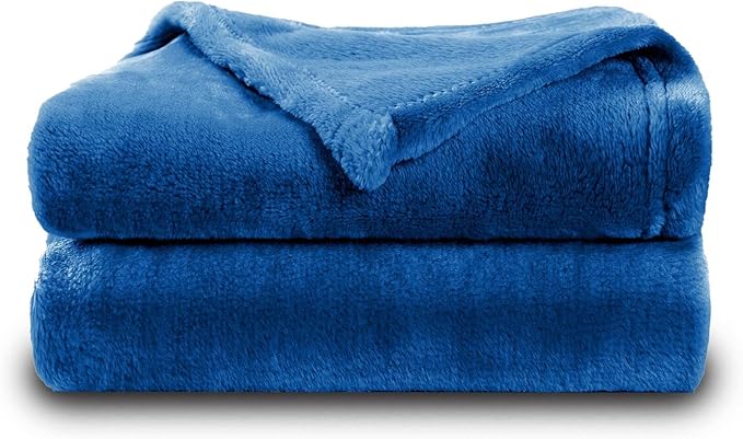 NANPIPER Baby Blankets, Super Soft Fleece Fuzzy Blanket for Toddler, Luxury Cozy Lightweight Microfiber Plush Blanket-Throw Size 30"x40",Turquoise Blue