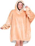 Bare Home Wearable Blanket Hoodie - Soft Plush Sherpa - Warm and Cozy - Oversized Wearable Blanket - Adult & Kid Sizes