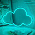 Cloud Neon Sign Cute Blue Clouds LED Light Sign for Wall,13 * 7.9in Dimmable USB Floating Clouds Light Up Sign for Living Room Kid Bedroom Nursery Birthday Christmas Wedding Party decor