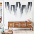 IOWER Large Macrame Wall Hanging Decor Dip-Dyed Macrame Wall Decor Wall Art Craftsmanship Fiber Art Boho Chic Wall Decor Modern For Bedroom Livingroom Backdrop