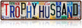 Vintage Trophy Husband Street Sign Wall Decor Metal Tin Signs for Bar Home Bedroom Garage