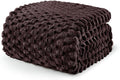 Exclusivo Mezcla Fleece King Blanket for Bed, Extra Large Fuzzy Coffee Bed Blankets, Soft Cozy Plush Sofa Throws for All Seasons, 90x104 Inches