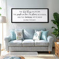 Foutcheou The Best Things in Life Wall Art, 32''×12'' Framed Wood Memories Inspirational Quotes Wall Decor, Large Horizontal Dining Room Wall Signs for Home Family Farmhouse