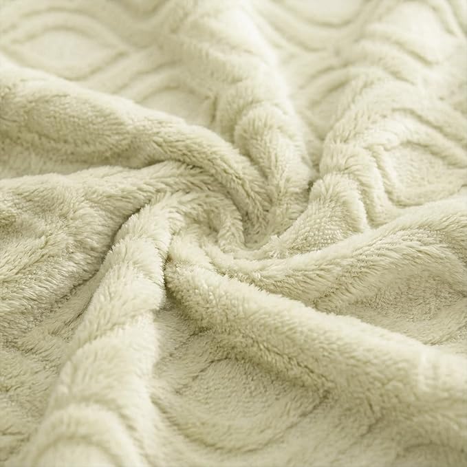 Horaldaily Solid Blanket Throw, Beige Accent Farmhouse Neutral Square Euro Soft Fuzzy Plush Faux Fur Cozy Blankets for Couch Sofa Bed Lounging, Ideal Gifts for Kids Adults Wife Self, 50x60