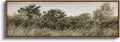 InSimSea Extra Large Framed Vintage Wall Art, Living Room Country Farmhouse Decor, Grassland Landscape Paintings, Canvas Prints, Retro Scenery Long Picture for Bedroom Above of Bed,12x36inch
