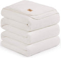 UGG Whitecap King Size Blanket for Bed, Fleece Soft Fuzzy Blankets, Luxury Warm Extra Large Throw for Couch, Hypoallergenic California King Bedding, 110" x 90", White Snow