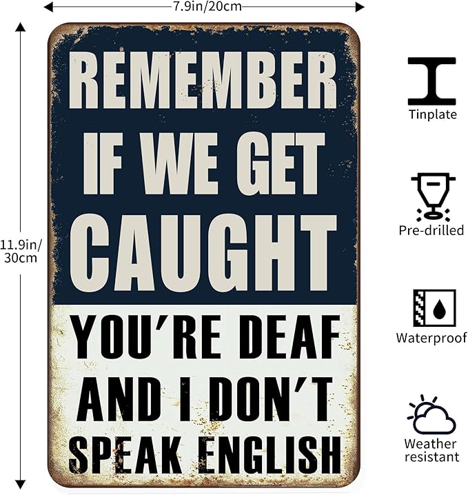 Funny Man Cave Room Signs Men Accessories Sign For Garage Home Bedroom Bar Wall Decor 12x8 Inch