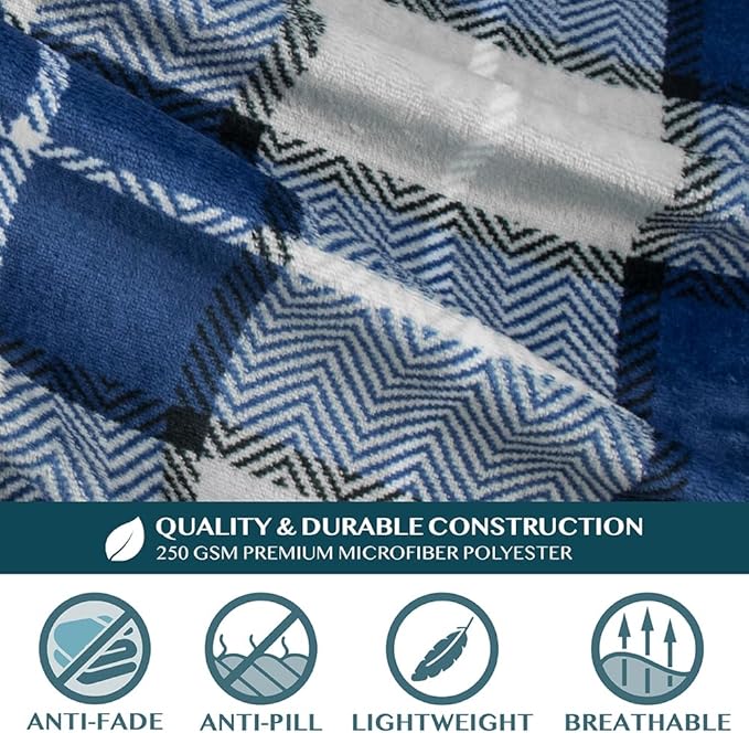 PAVILIA Blanket with Sleeves for Adult Women Men, Soft Warm Wearable Blanket Fleece Wrap Throw, Robe Blanket Gift