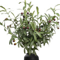Leftover 6PCS 38 Inch Faux Olive Branches for Vase,Artificial Olive Tree Branches,Eucalyptus Stems,Fake Plant,Faux Greenery Stems for Centerpieces,Home Decor&Wedding Decor