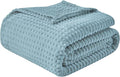 EMME Fleece Throw Blanket Luxury Flannel for Couch Bed Sofa Chairl, Soft, Plush, Warm and Cozy Blanket with Geometric Grid Design (Teal, 50'' x 60'')