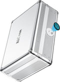 AICase Biometric Fingerprint Storage Box Portable Money Jewelry Safe Combination Lock for Car Home Office Travel_01