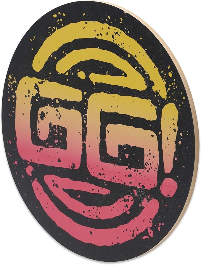 Fortnite GG Round Wood Wall Decor - Fun Gaming Sign for Teen Room or Game Room