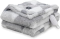 Berkshire Blanket Heated Throw Blanket, Grace Fur to Loftmink Reversible Electric Throw with 4 Heat Levels, Fast Heating Printed Throw for Couch and Bed, Auto Shut-Off Feature (50"x60")