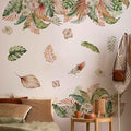TUOKING Plant Turtle Dorsal Leaves Wall Stickers 2 Sheet Removable Wall Murals Peel and Stick Wall Art Decal Home Decor for Kitchen,Bedroom,Living Room(MS8732)