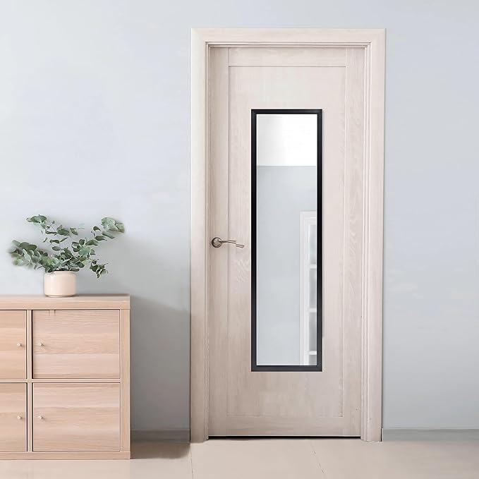 13.5 x 49.5 Inch White Rectangular Large Wall Mirror for Bathroom Living Room
