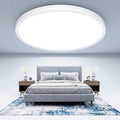 16.5Inch LED Flush Mount Ceiling Light Fixture, 32W LED Ceiling Light 5 Color Temperature in One (2700K-6500K), 4200 LM Super Thin Round Panel Lights for Bedroom, Living Room, Kitchen, Laundry, 1-Pack