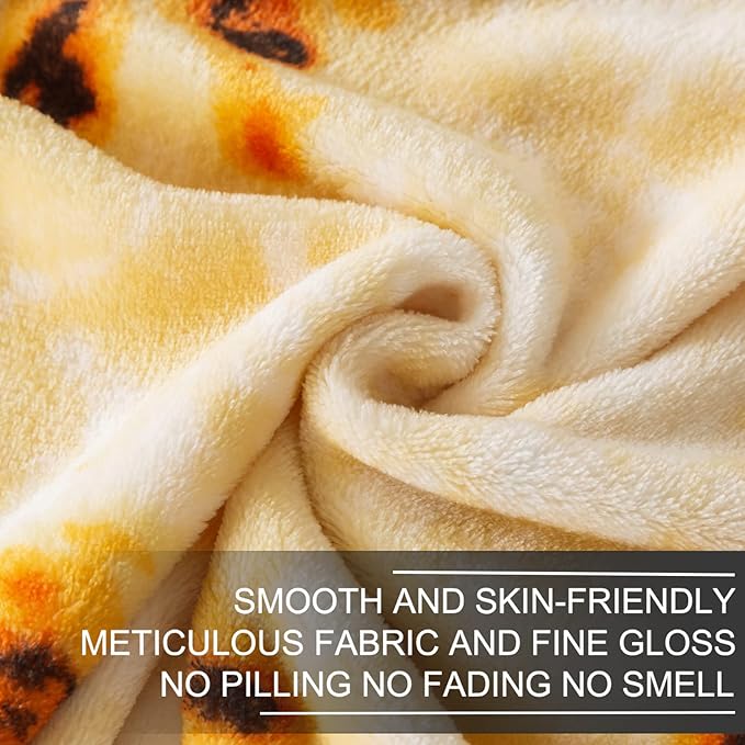 Burritos Tortilla Blanket Queen Size- Premium Lightweight Anti-Static Tortilla Throw Soft Couth Sofa Cozy Warm Flannel Taco Blanket Plush Gift for Daughter Mom, Bedroom Decor 90" x 90"(Burritos Queen)