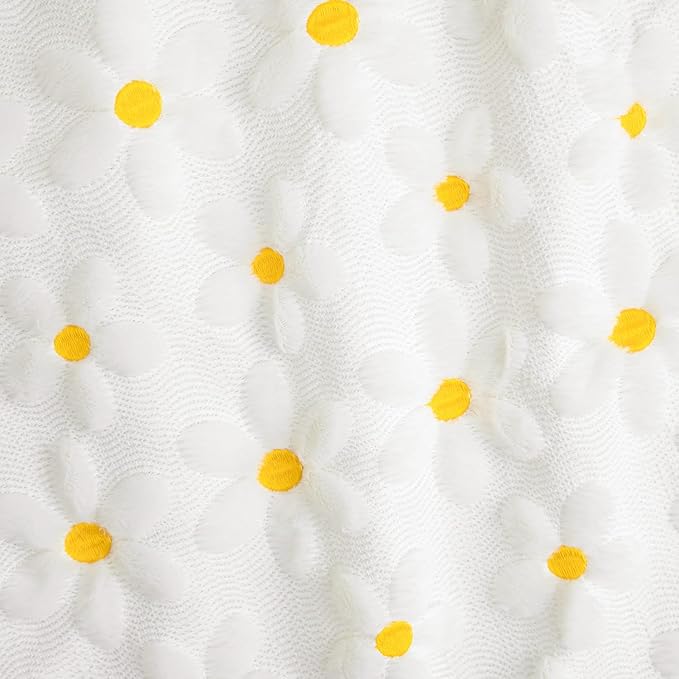 Horaldaily Spring Summer Throw Blanket, White Daisy Soft Fuzzy Plush Faux Fur Cozy Blankets for Couch Sofa Bed Lounging, Ideal Gifts for Kids Adults Wife Self, 60x80