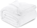 Utopia Bedding White Fleece Blanket King Size Lightweight Fuzzy Soft Anti-Static Microfiber Bed Blanket (90x102 Inch)