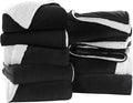 IR Imperial Rooms Black Sherpa Blankets Queen Size for Bed - Wholesale Bulk Pack of 9 Sherpa Blankets - Soft Fluffy Throw Blanket for Hotels, Guest Bedroom, 90x90 Inches