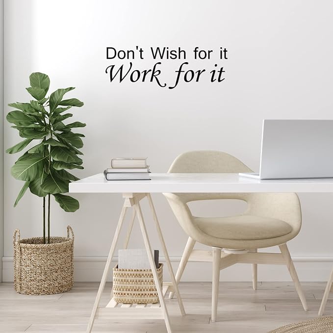 Zonon 5 Sheets Inspirational Quotes Wall Decals Peel and Stick Vinyl Quotes Stickers Motivational Positive Wall Sayings Stickers for Living Room Bathroom Xmas Bedroom Office Family Decor