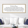 The Lords Our Father Prayer Wall Decor Bible Verse Sign 40"×15" Christian Scripture Large Wood Framed Do It Anyway Wall Hanging Art (Wood)