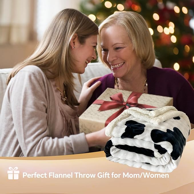 Twin Size Blanket Gift for Women Girl - Fleece Soft Cozy Fuzzy Blankets for Bed Couch Winter All Season 45x60 Inches