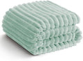 Soft Sage Green Throw Blanket for Couch - 300GSM Cozy Warm Fleece Blanket for women, Fluffy Lightweight Bed Blankets Birthday Gifts for Her Him, Spring Home Room Decor, Sage Green, 50x60 Inches