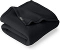 Bare Home Polar Fleece Blanket - Throw - Black - Warm & Cozy - Premium Fleece for Bed, Sofa, Camping, Travel and Cold Nights - Lightweight Blanket (Throw, Black)