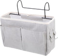 Cabilock Practical Hanging Bedside Storage Basket Multipurpose Pouch Pockets Dorm Bed Bunk Loft College Dorm Rooms Baby Rails Bedroom Living Room