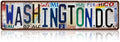 Vintage City Street Sign Washington,D.C. Wall Decor Metal Tin Signs for Bar Home Bedroom Garage