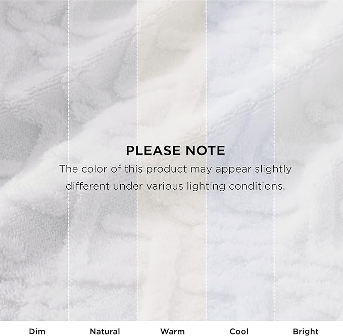 Bedsure Gentlesoft Sherpa Fleece Blanket Twin Size for Bed - Fluffy & Cozy Cable Jacquard Tufted for Women Gift, Thick and Warm Blankets for Winter, White, 60x80 Inches