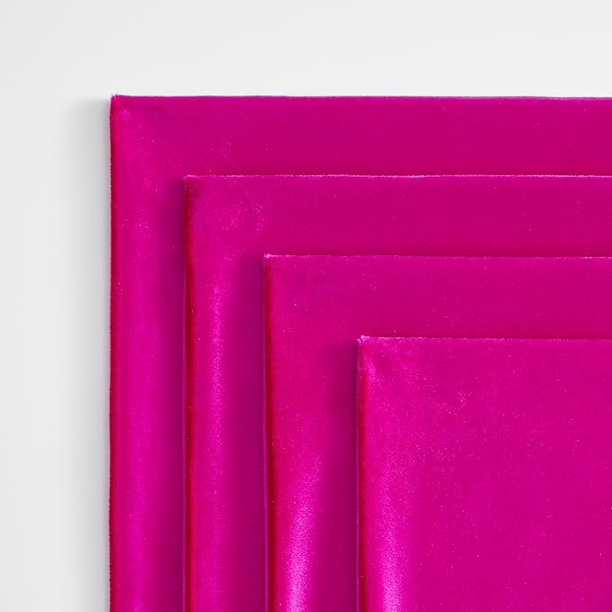GIGIZAZA Set of 4 Hot Pink Throw Pillow Covers 20x20 Soft Velvet Pillow Covers Modren Decorative Pillows Covers Couch Sofa Living Room Pillowcase