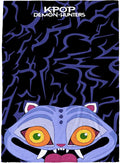Jay Franco Kids Plush Throw Blanket – Ultra Soft Cozy Plush Fleece for Bed, Couch, Sofa, Home Décor, Official Licensed Derpy, Black - Kpop Demon Hunters, 60x90 - Large Blanket