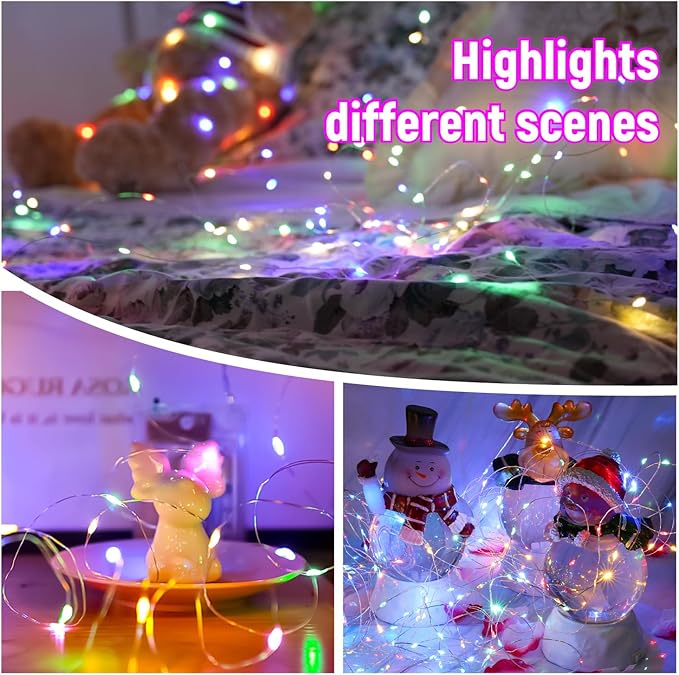 HXWEIYE 300LED Untangled Curtain Lights, 9.8x9.8Ft USB Fairy Twinkle String Lights with Remote and DIY Timer, 8 Modes Window Wall Hanging Light for Bedroom Dorm Backdrop Room Decor, Multicolor