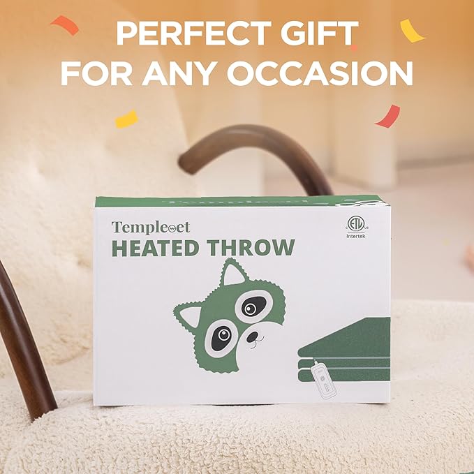 Heated Blanket Twin Size - Single Controllers Electric Blanket Twin with 9 Heat Settings & 10 Hour Auto Off,Overheat Protection,Machine Washable 62"x84" (Lake Green)