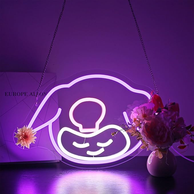 Neon Sign, FPLL Neon Signs for Wall Decor Cute Funny LED Signs for Man Cave Game Room Home Decor Bar Beer Light Sign - USB Powered