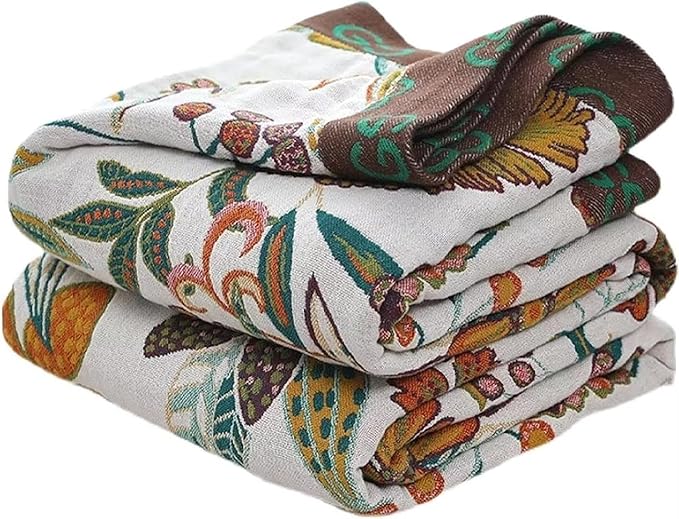 100% Boho Throw Blankets for Bed All Season, Reversible Cozy Blanket for Bed Couch 90"x98" Premium Soft Decorative Blankets for Couch Sofa Picnic Travel