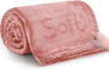 IR Imperial Rooms Fleece Blanket - Super Soft Fluffy Baby Pink Throw Blanket for Sofa and Bed - Warm and Cozy Lightweight 400 GSM Microfiber Bed Throws Blankets, 50x60 Inches (Throw/Travel)