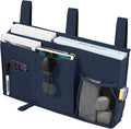 Joyfulife Bedside Caddy Bunk Bed Organizer Bedside Storage Organizer Hanging Bedside Storage Bag Pocket for Bunk, Hospital Beds, College Dorm Rooms, Baby Bed Rails, Camp 8 Pockets (Dark Blue)