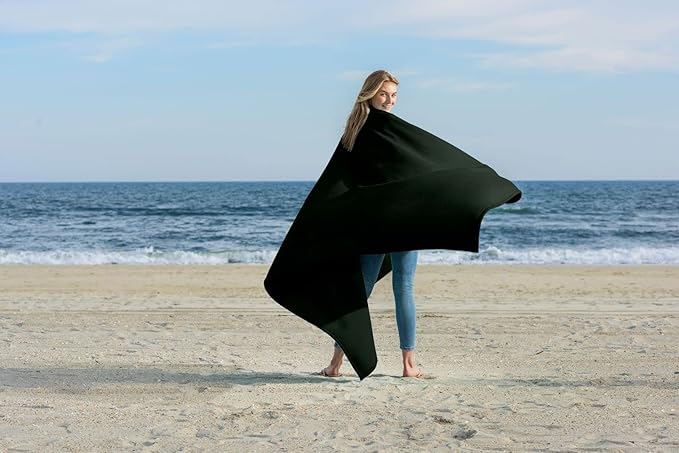 MV Sport Lightweight Sweatshirt Blanket Throw – Warm & Cozy, Breathable Oversized Fleece Knit, Couch, Bed, Travel, Cold Nights, and Outdoors – Soft Light Weight Blanket 54" x 84" Forest