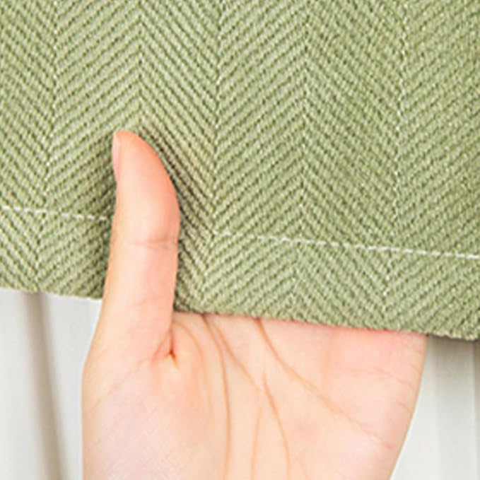 Small Bedside Tablecloth Solid Color Simple Side Table Cover Nightstand Tablecloth with Side Pockets Chenille Fabric Washable Non-Slip End Table Cover for Dining Room Bedroom Decor, Green, 16"x35"