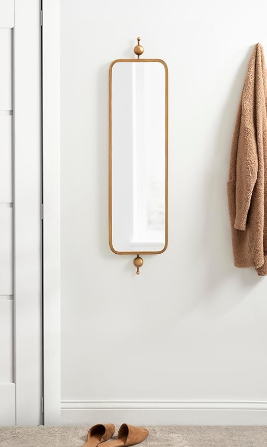 Kate and Laurel Kasota Slim Panel Wall Mirror