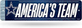 Rico Industries NFL Football Metal Street Sign 4" x 15" Home Décor - Bedroom - Office