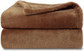 NANPIPER Baby Blankets, Super Soft Fleece Fuzzy Blanket for Toddler, Luxury Cozy Lightweight Microfiber Plush Blanket-Throw Size 30"x40",Coffee Brown Small