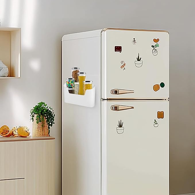 Under Sink Organizer & Wall Mount Storage Box, Multi-Use Cabinet Door Holder for Kitchen, Office, Bedside