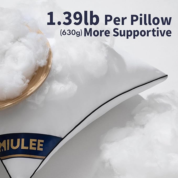 MIULEE 18x18 Pillow Inserts Set of 4 Throw Pillows Premium Down Alternative Pillow Inserts Square Decorative Pillow Stuffer for Sofa, Couch (18x18 inch, Set of 4)