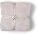 Barefoot Dreams® CozyChic® Ribbed Bed Blanket, Ultra Soft Plush Microfiber Blanket for Bed, Warm & Lightweight Cozy Bedding Layer, Textured Knit, King Size, Stone