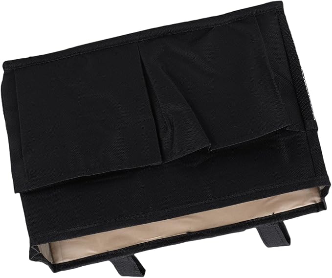 Pssopp Bedside Caddy Organizer, Polyester Multi Pocket Bedside Hanging Holder for Bunk Bed Dormitory and Hospital Beds