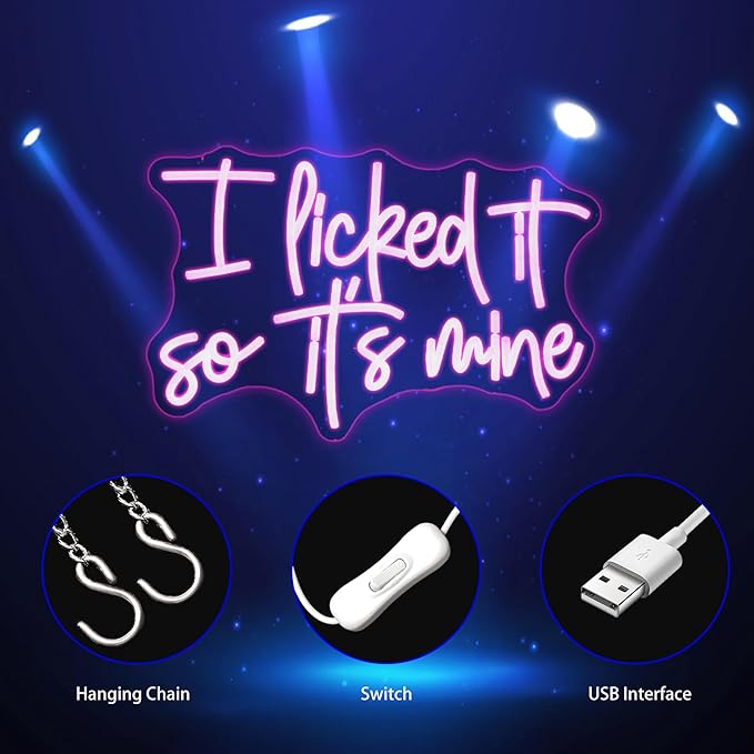 Neon Sign, Neon Signs for Wall Decor Neon LED Signs Room Neon Light Up Signs Home Decor for Bedroom Club Party Bar Shop USB Operated